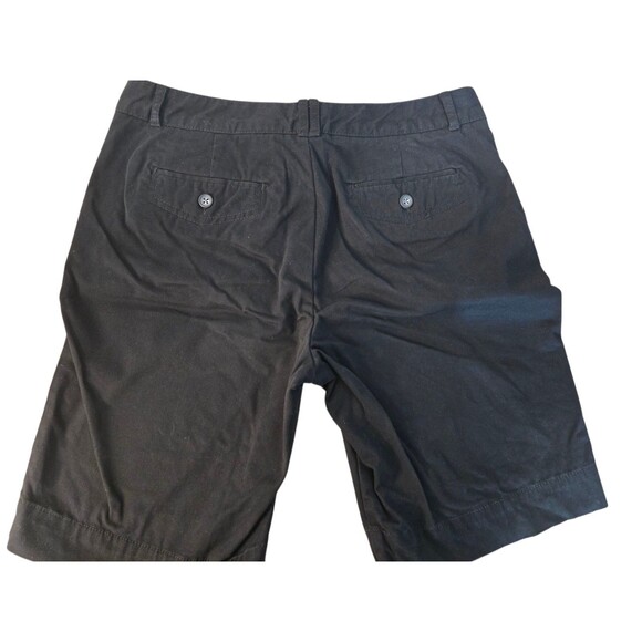 Dockers women's size 8 black bermuda shorts 10" inseam workwear classic - Picture 2 of 11